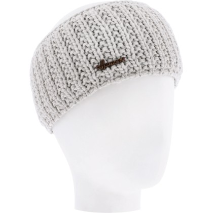 Plain adult headband knitted with 80% recycled plastic thread and line