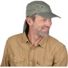 microfiber baseball cap with neckcover