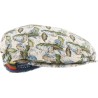 LEGEND flat cap.Line. Vegetal printed pattern