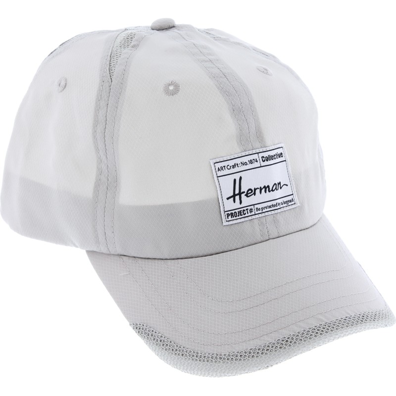 microfiber baseball cap with mesh