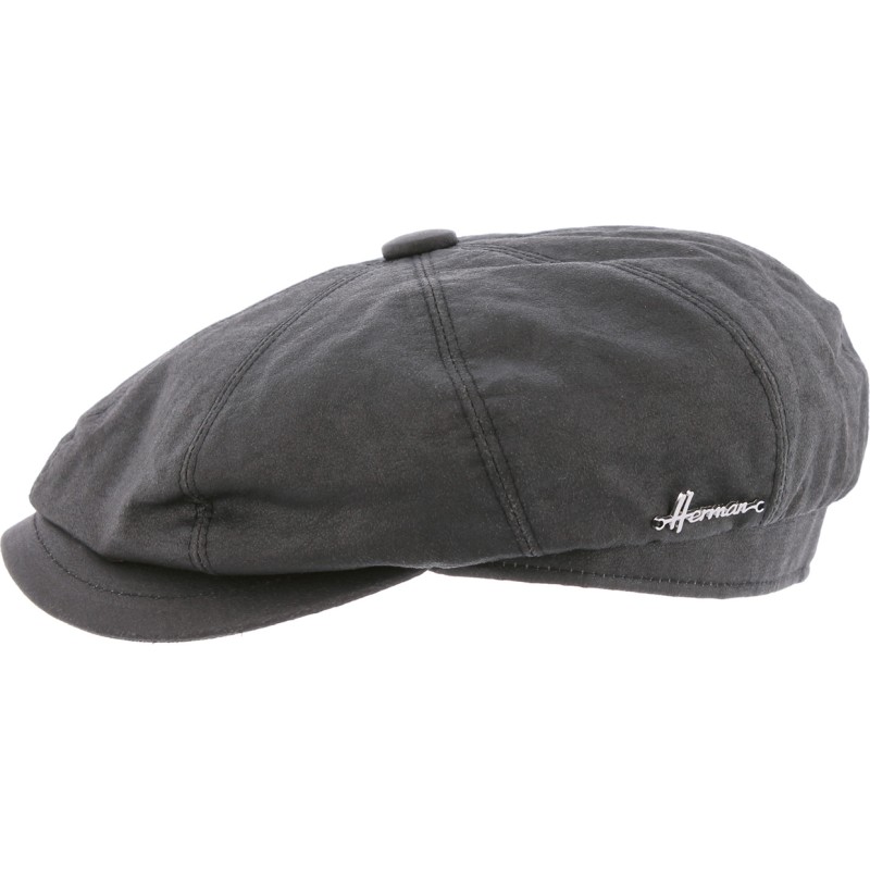 HERITAGE 8 panels cap in fake leather