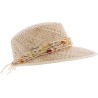 casquette de paille femme boheme