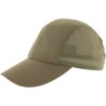 Microfiber plain color cap with mesh