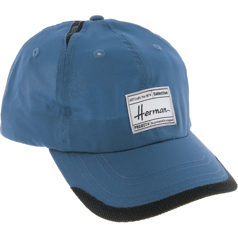 microfiber baseball cap with mesh