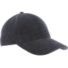 Casquette forme baseball en velours uni