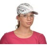 Bandana pattern baseball cap with velcro closing