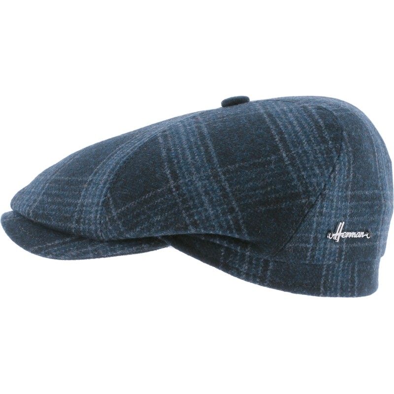 Casquette à careaux, tissu imperméable