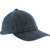 Casquette baseball, tissus Harris Tweed