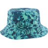 Tropical floral pattern bucket