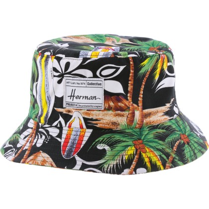 Tropical pattern sunhat