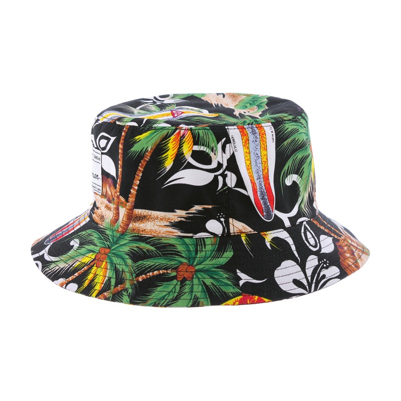 Tropical pattern sunhat