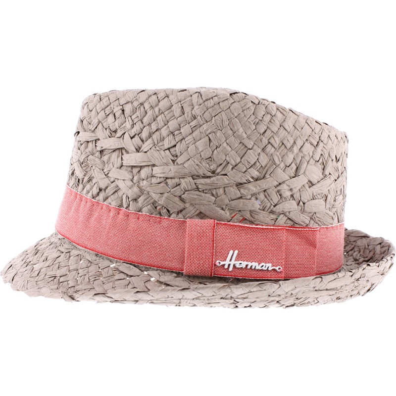 paper lala straw small brim hat