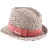 paper lala straw small brim hat