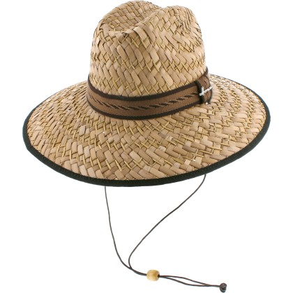 chapeau de paille naturelle tres grand bord