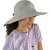 Sport hat, wide rim to protect the neck with jugular, UPF50