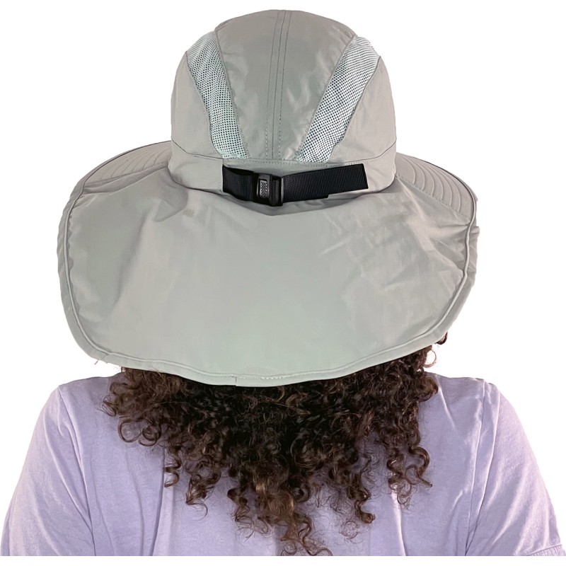 Sport hat, wide rim to protect the neck with jugular, UPF50