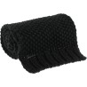 echarpe hiver en tricot noire