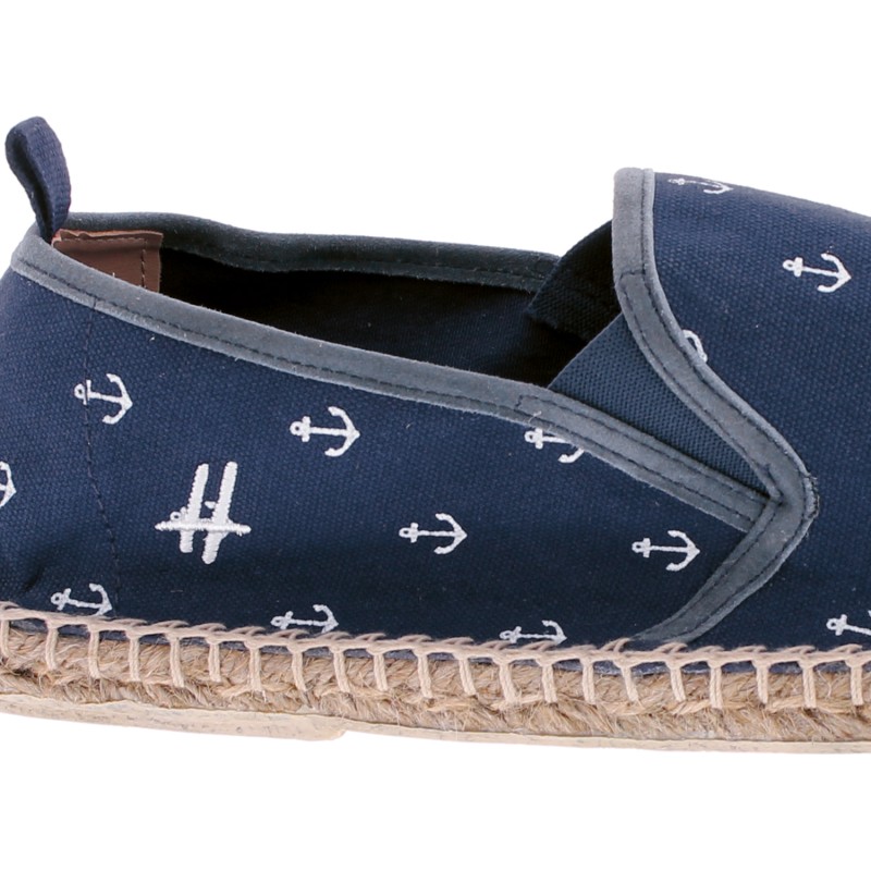 Pattern, cotton espadrilles, with comfortable cotton fabric insole, el