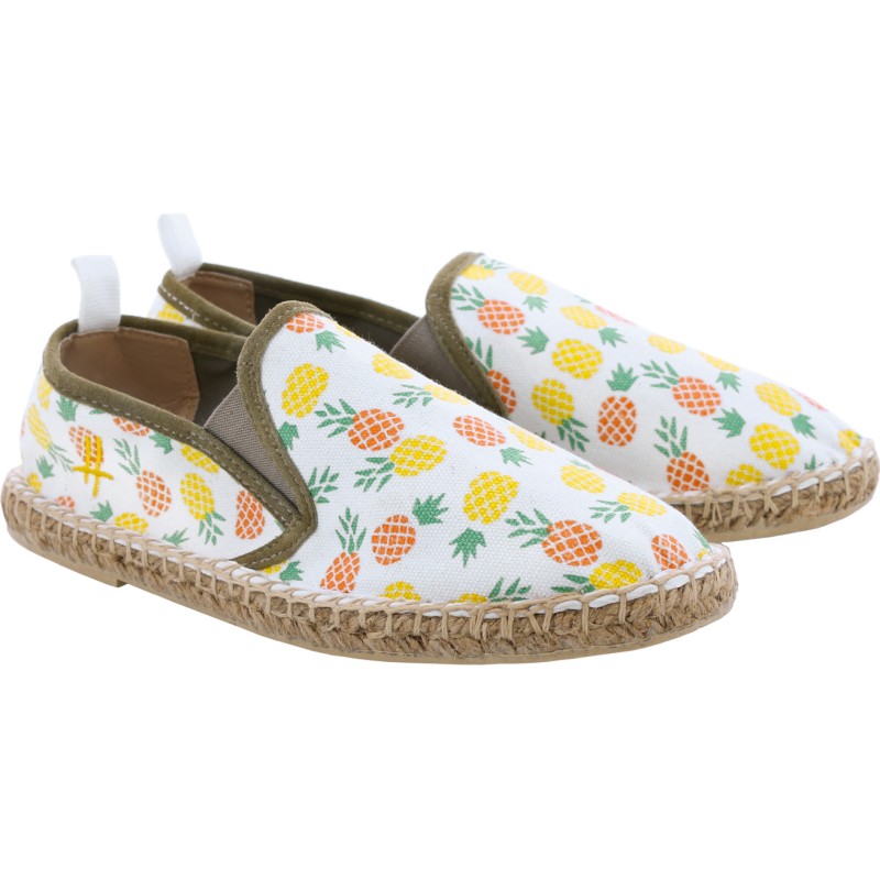 Pattern, cotton espadrilles, with comfortable cotton fabric insole, el