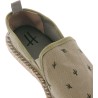 Pattern, cotton espadrilles, with comfortable cotton fabric insole, el