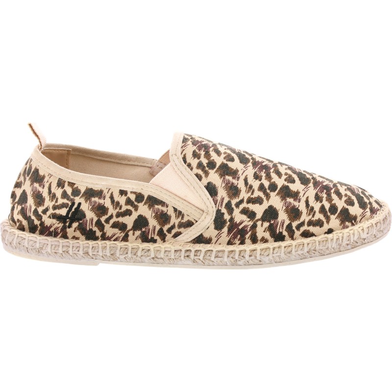 Pattern, cotton espadrilles, with comfortable cotton fabric insole, el