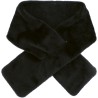 faux fur scarf (13x116cm), with slit for closure