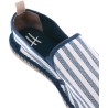 Striped, cotton espadrilles, with comfortable cotton fabric insole, el