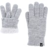 Gants femme en maille unie doublés en teddy plush