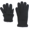 Gants femme en maille unie avec lurex poignet et doublu