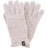 Gants femme en maille unie doublés en teddy plush