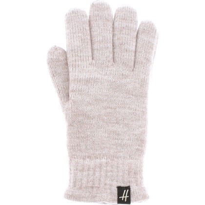 Gants femme en maille unie doublés en teddy plush