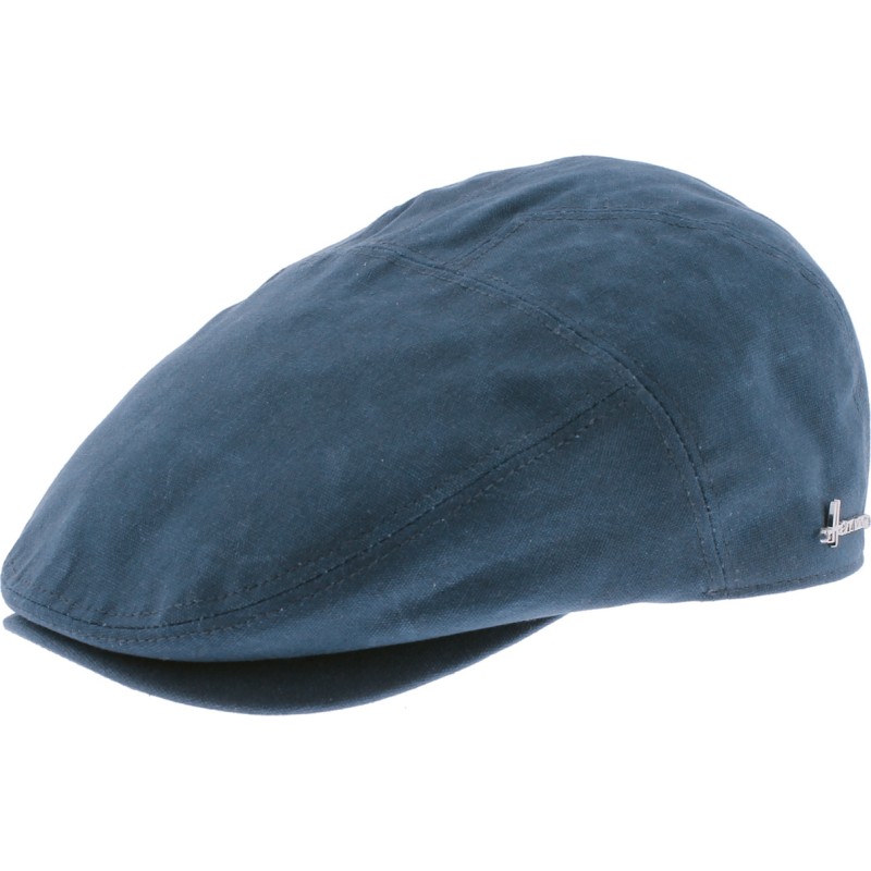 Casquette herman plate coloris bleu marine