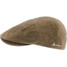 Casquette plate homme en coton huilé, impermeable