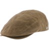 Waterproof waxed cotton flat cap