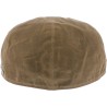 Waterproof waxed cotton flat cap