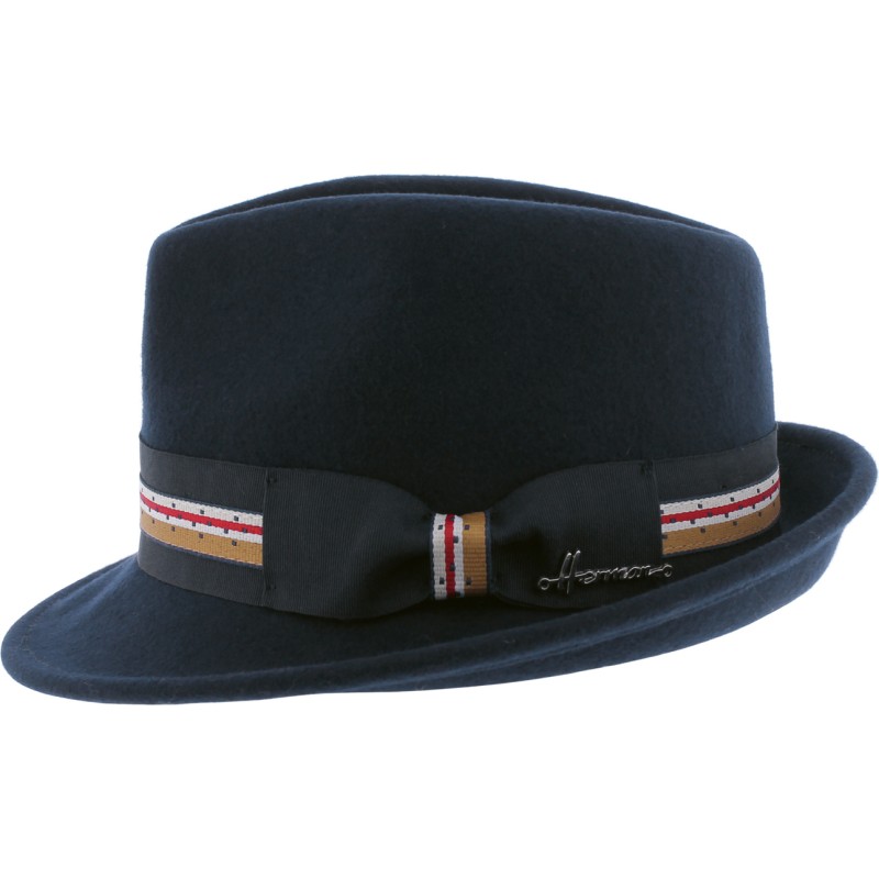 chapeau feutre herman 1874 avec noeud