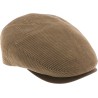 Flat cap in corduroy fabric