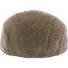 Flat cap in pigskin leather