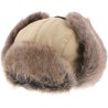 Faux fur hat, with 2 closing positions