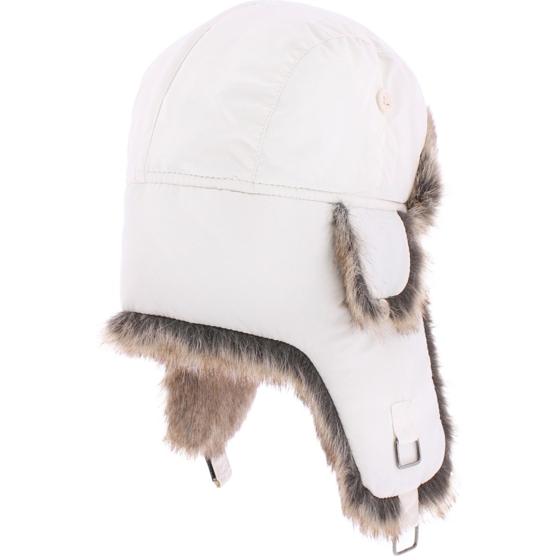 Faux fur hat, with 2 closing positions