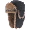 Faux fur hat, with 2 closing positions