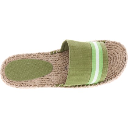Sandale bicolore en coton