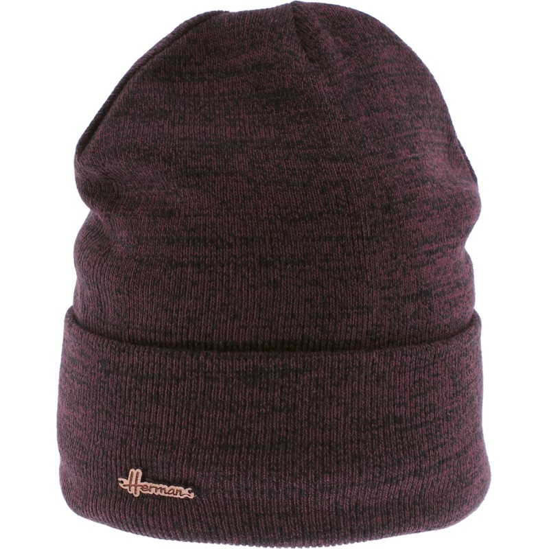 Set consisting of a plush-lined cuffed beanie, a neck warmer and a pai