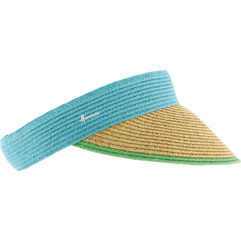 bicolour paper braid visor