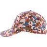 Casquette baseball à fleurs. Fermeture velcro