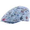 Pattern flat cap