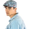 Pattern flat cap