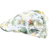 Tropical pattern flat cap