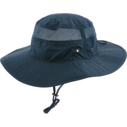Chapeau sport, large bord,avec jugulaire, mesh tout autour, UPF50