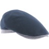 Two-tone flat cap